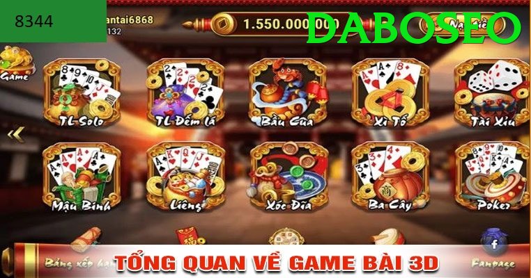Game Bài 3D - Ưu đãi đặc biệt - Game đám mây